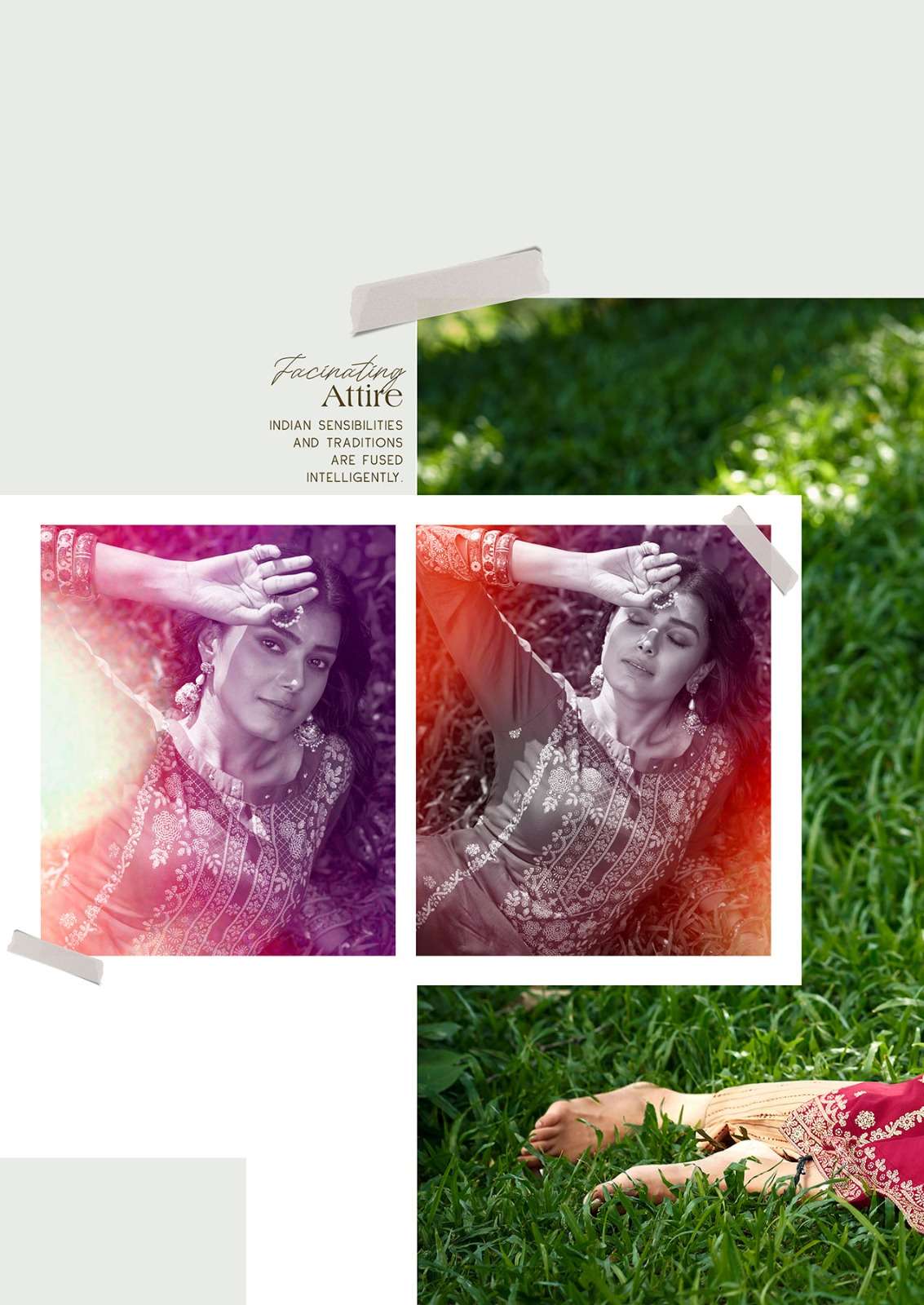 CALISTO HEAVY REYON FOIL PRINT HANDWORK KURTI WITH BOTTOM AND VISCOS CHANDERI DUPATTA BY VITARA FASHION BRAND